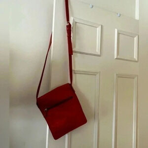 JP Ourse & Cie Leather Crossbody Bag Orange